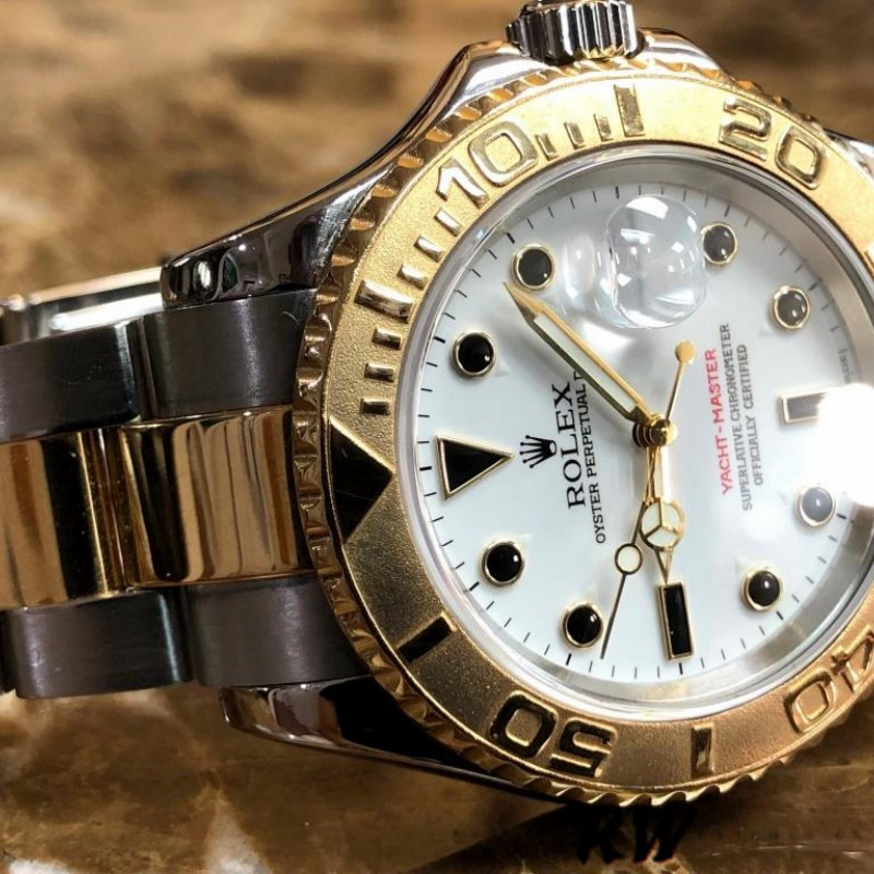 Rolex Yacht-Master 16623 Gold Bezel 40mm Mens replica Watch - Image 2