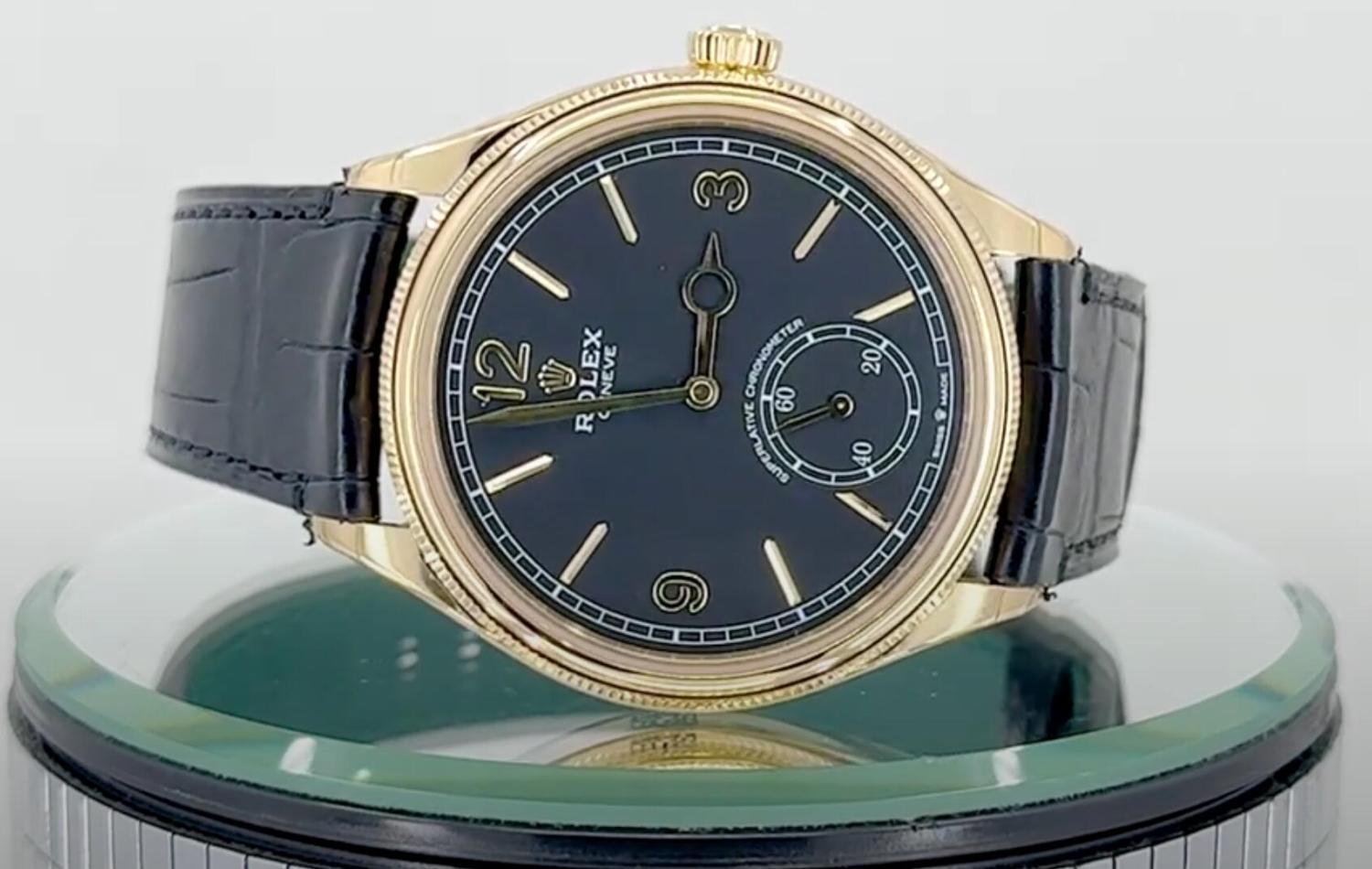 Rolex 1908 Yellow Gold 52508 0002 39 mm Replica Watch - Image 12