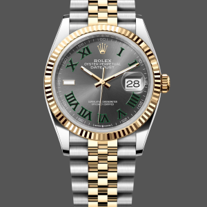 Rolex Datejust Two-Tone Steel Yellow Gold Fluted Bezel m126233 0035 36mm Unisex Replica Watch
