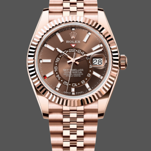 Rolex Sky Dweller 42 Everose Gold Chocolate Dial m336935 0006