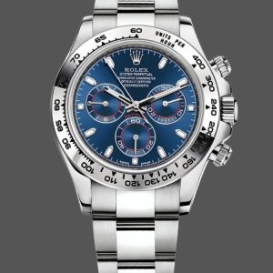 Rolex Cosmograph Daytona 116509 Blue Index Dial 40MM Mens Replica Watch