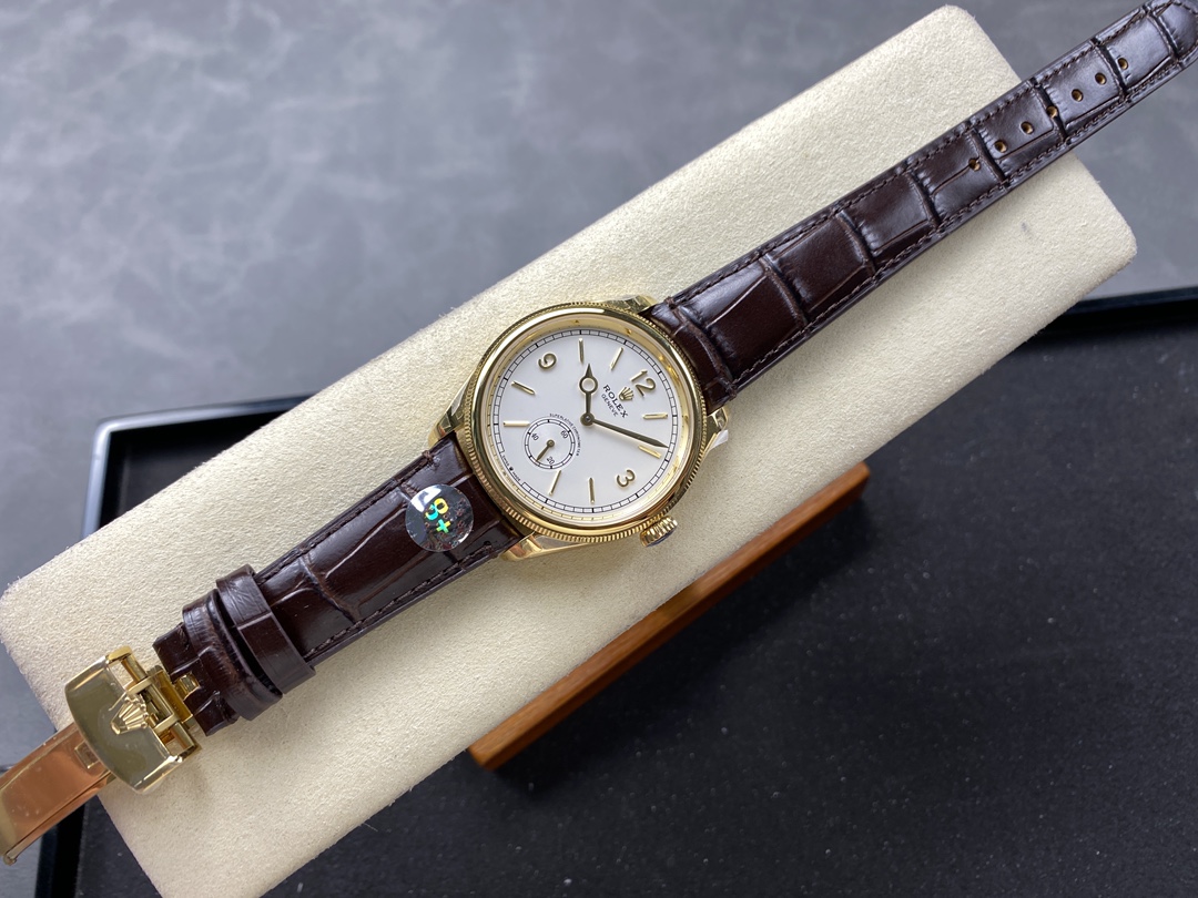 Rolex 1908 Yellow Gold 52508 0006 39 mm Replica Watch - Image 8
