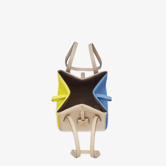 Fendi Origami Mini Multicolour Leather Mini Bag That Can Be Transformed - Image 8