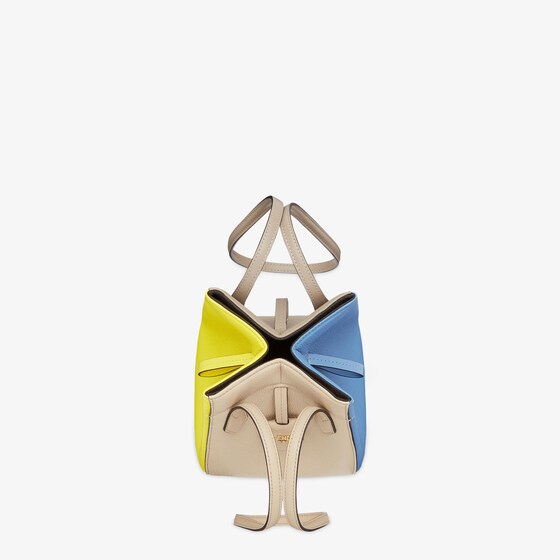 Fendi Origami Mini Multicolour Leather Mini Bag That Can Be Transformed - Image 6