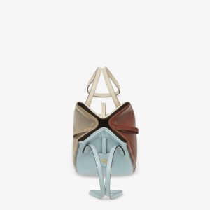 Fendi Origami Mini Multicolour Leather Mini Bag That Can Be Transformed