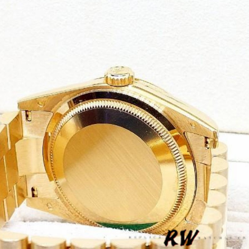 Rolex Day-Date 118238 Oyster Bracelet Diamond Bulls Eye Dial 36mm Unisex Replica Watch - Image 5