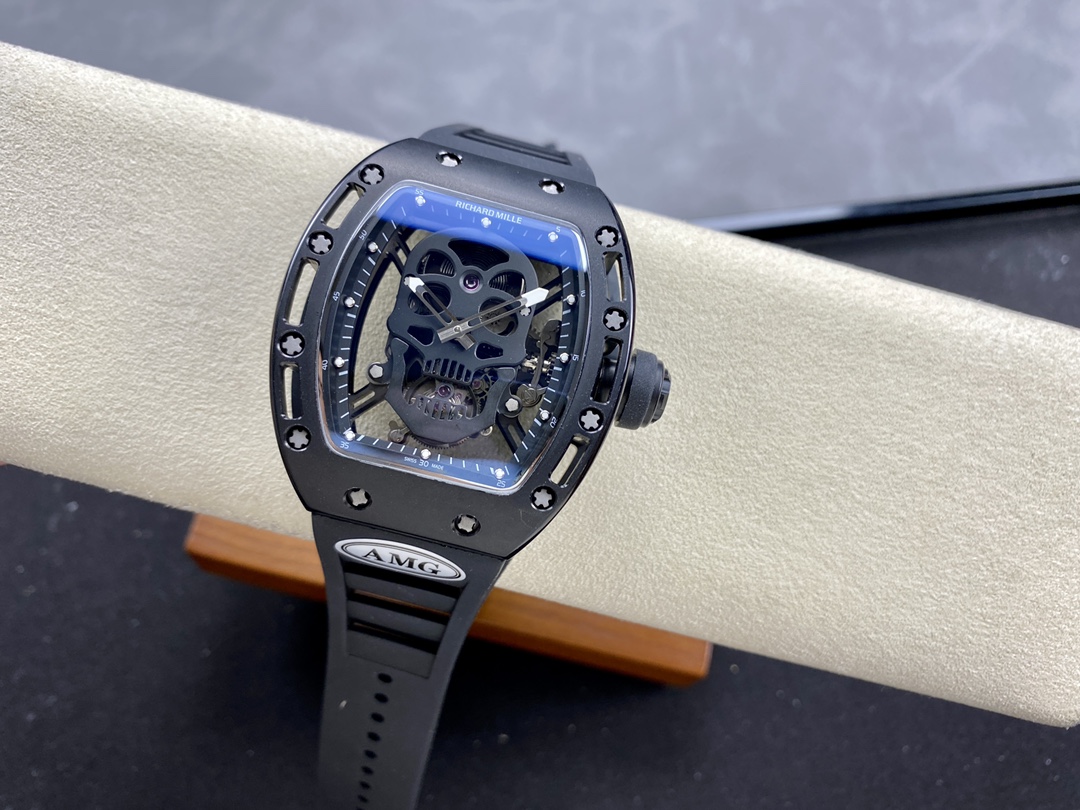 5 Colors Richard Mille Limited Edition RM52 Skull Titanium Tourbillon Openworked Dial - Image 39