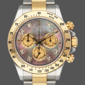 Rolex Daytona 116523 Dark MOP Black Dial 40mm Mens Replica Watch