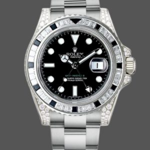 Rolex GMT Master II 116759SANR Black Dial 40mm Mens Replica Watch