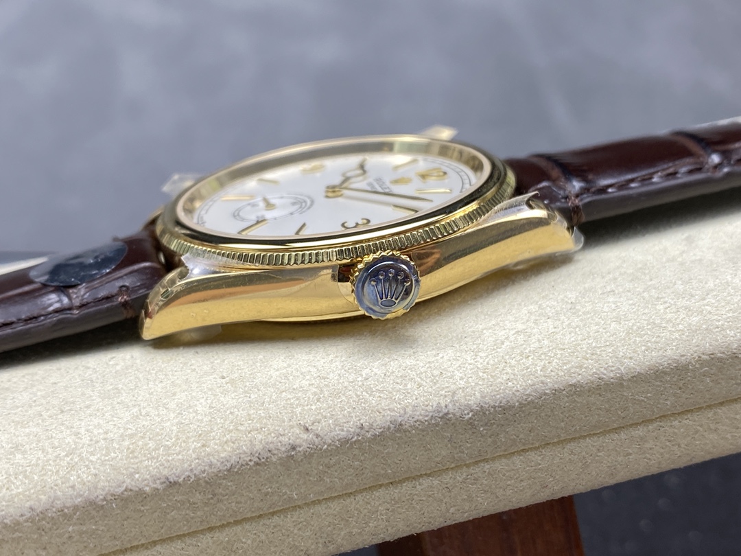 Rolex 1908 Yellow Gold 52508 0006 39 mm Replica Watch - Image 7