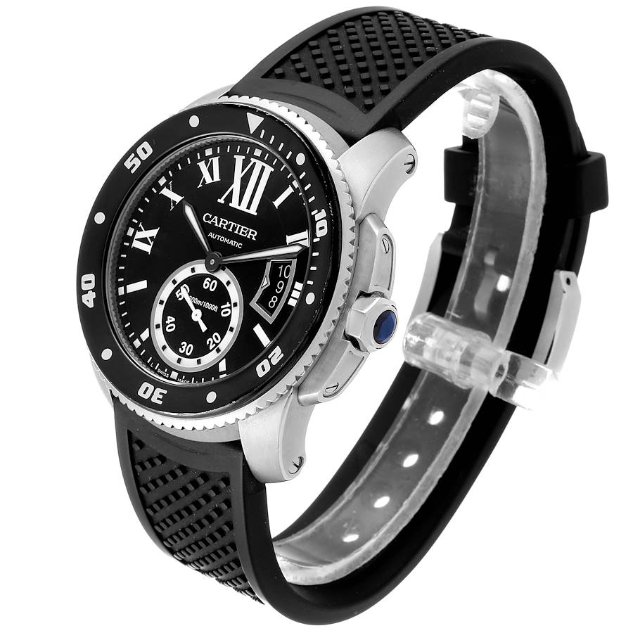 CARTIER Calibre Diver Black Rubber 42mm W7100056 - Image 2