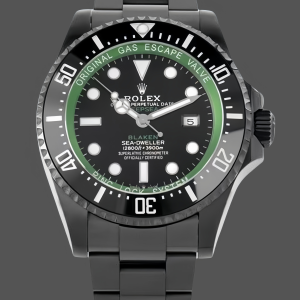 Rolex Sea Dweller Deepsea Mens Blaken Custom Edition 44mm