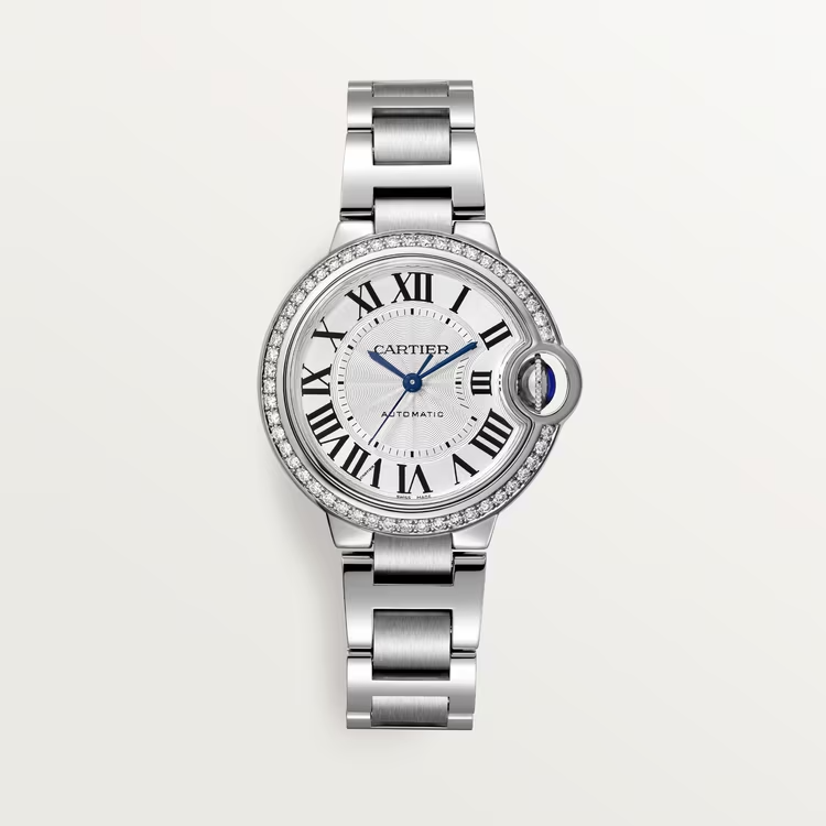 CARTIER BALLON BLEU Diamond Bezel 33mm