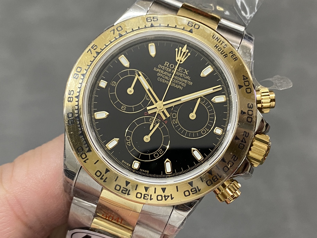Rolex Cosmograph Daytona 116503 Black Index Dial 40MM Mens Replica Watch - Image 5