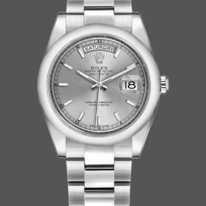 Rolex Day-Date 118209 Silver Dial 36mm Unisex Replica Watch