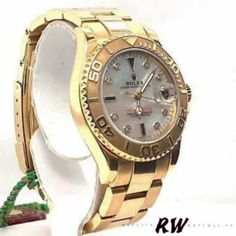 Rolex Yacht-Master 168628 MOP Dial 35mm Unisex Replica Watch - Image 2