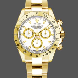 Rolex Cosmograph Daytona 116528 White Index Dial 40MM Mens Replica Watch