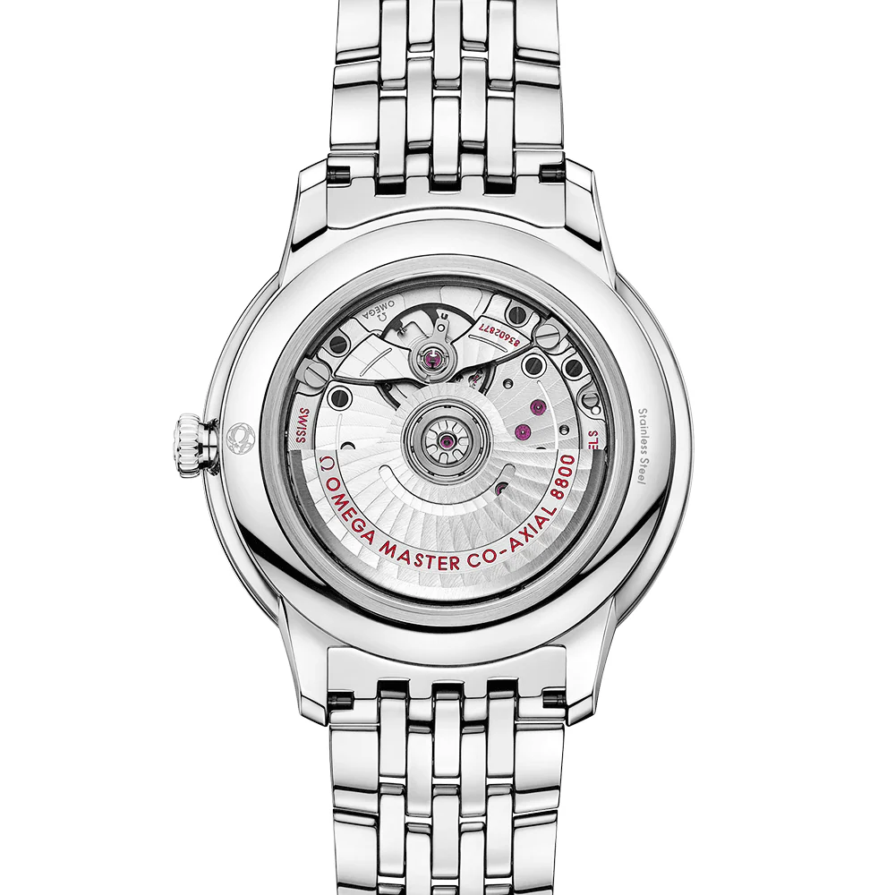 OMEGA De Ville Prestige 40mm Black/Rose Dial Men's Automatic Bracelet Watch - Image 2