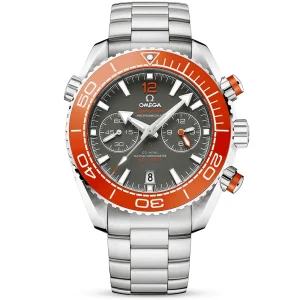OMEGA Seamaster Planet Ocean 600m Grey Dial & Orange Bezel Bracelet Watch