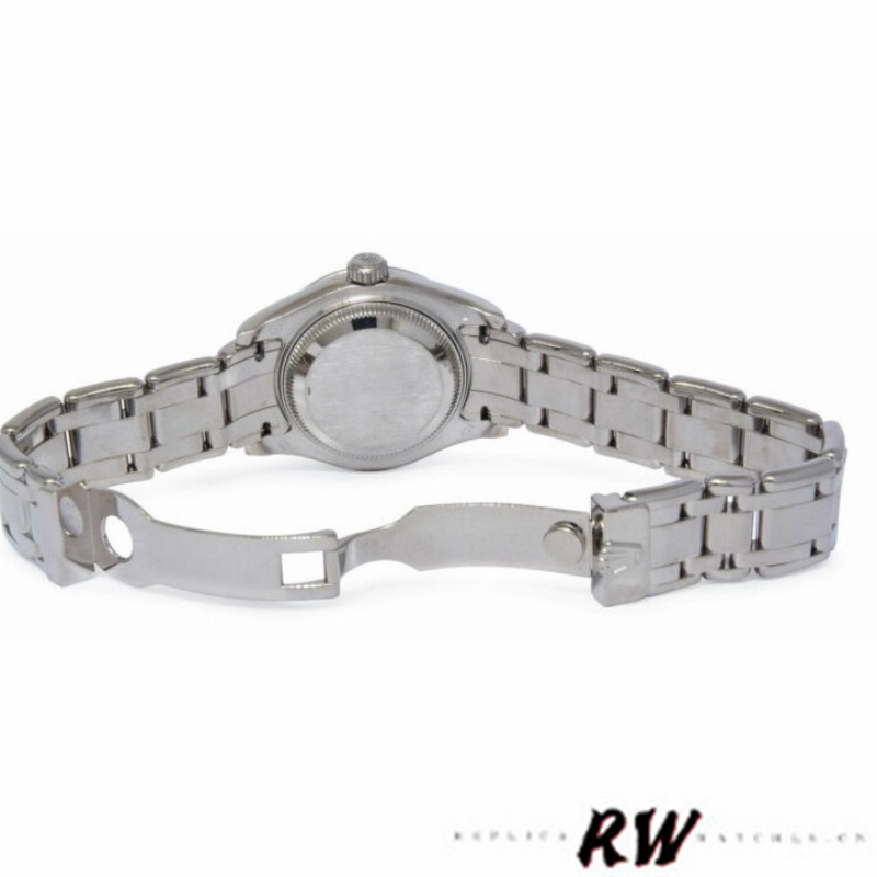 Rolex Pearlmaster 80319 Silver Diamond Dial 29MM Lady Replica Watch - Image 5
