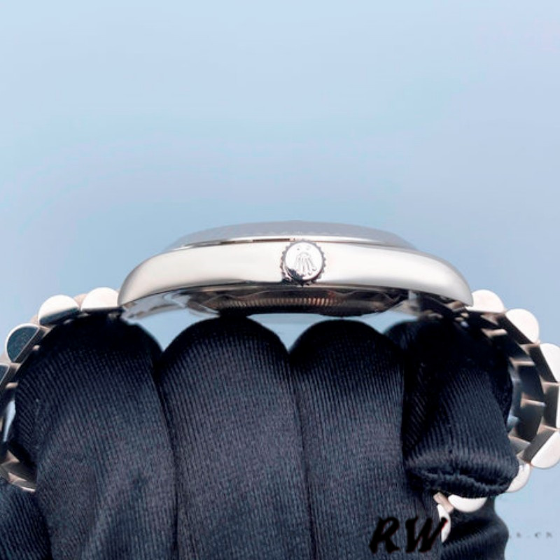 Rolex Day-Date 218239 Diamond Black Dial White Gold 41MM Mens Replica Watch - Image 5