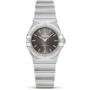 OMEGA Constellation 25mm Grey Index Dial Ladies Watch