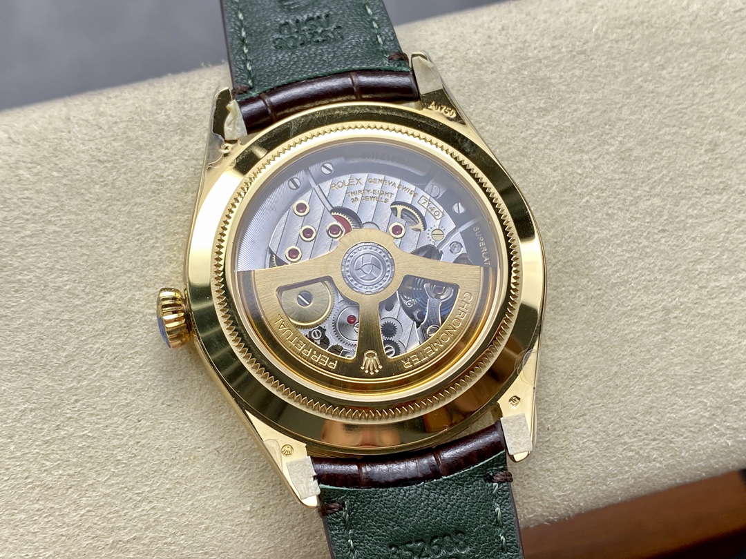 Rolex 1908 Yellow Gold 52508 0006 39 mm Replica Watch - Image 9