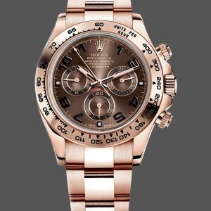 Rolex Daytona m116505 Everose Gold Brown Dial 40MM Mens Replica Watch
