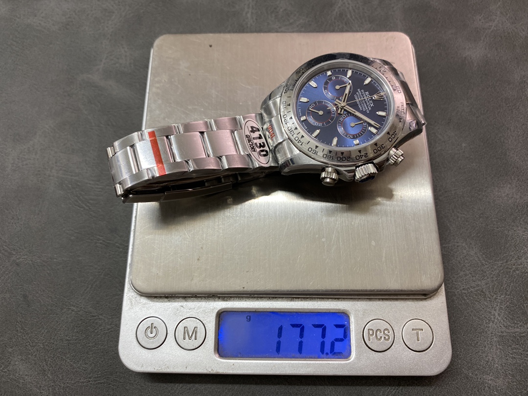 Rolex Cosmograph Daytona 116509 Blue Index Dial 40MM Mens Replica Watch - Image 11