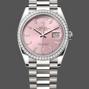 Rolex Day Date President 36mm White Gold President Bracelet 128349rbr 0053