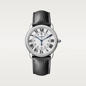 CARTIER MONTRE RONDE SOLO Silver Gray 42mm
