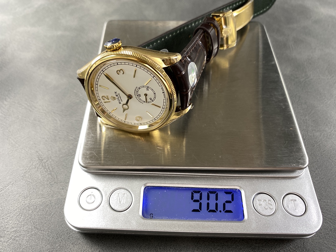 Rolex 1908 Yellow Gold 52508 0006 39 mm Replica Watch - Image 11