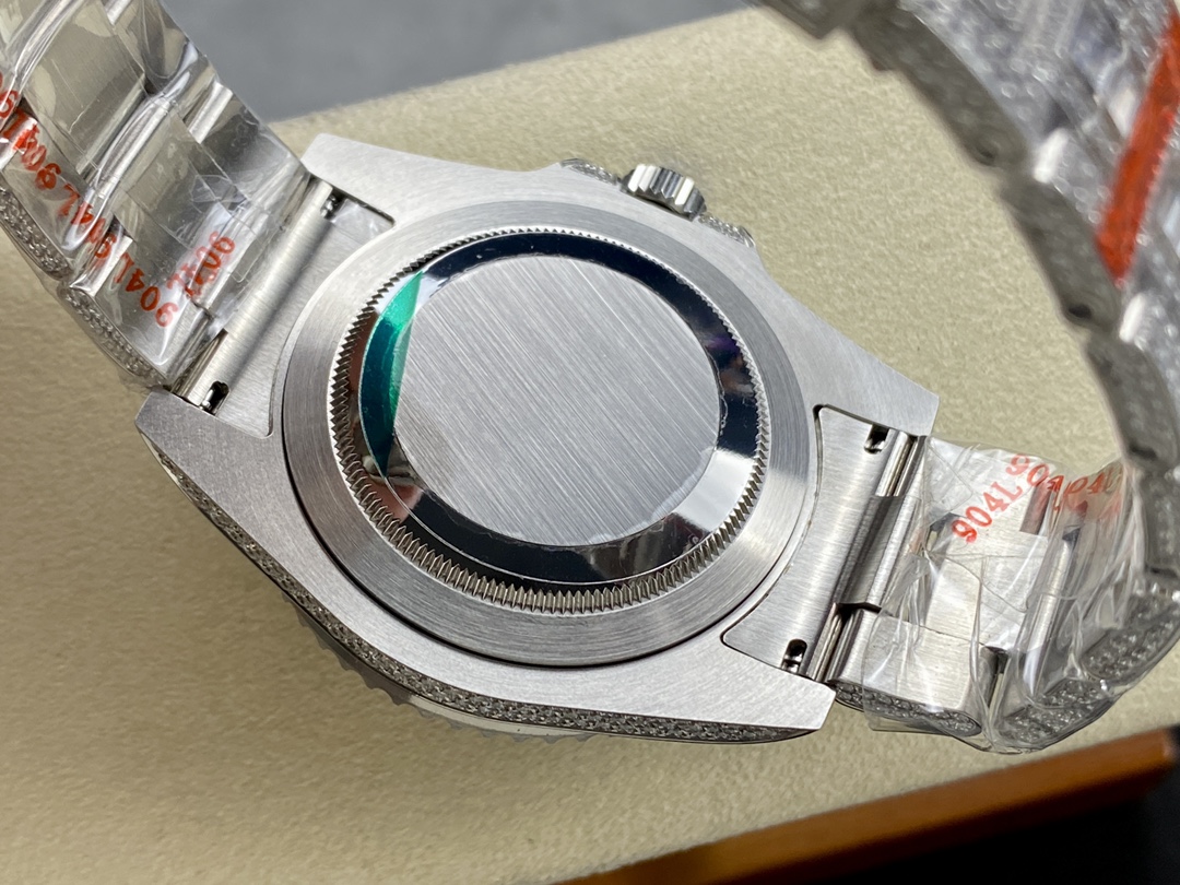 Rolex GMT Master AMG 126710BLRO 40mm With Dual Time & Sapphire Mirror Diamond Watch - Image 10