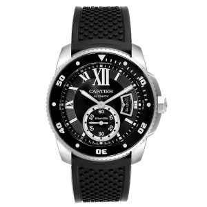 CARTIER Calibre Diver Black Rubber 42mm W7100056