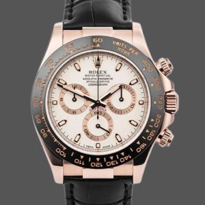 Rolex Cosmograph Daytona 116515 Ivory Dial 40mm Mens Replica Watch