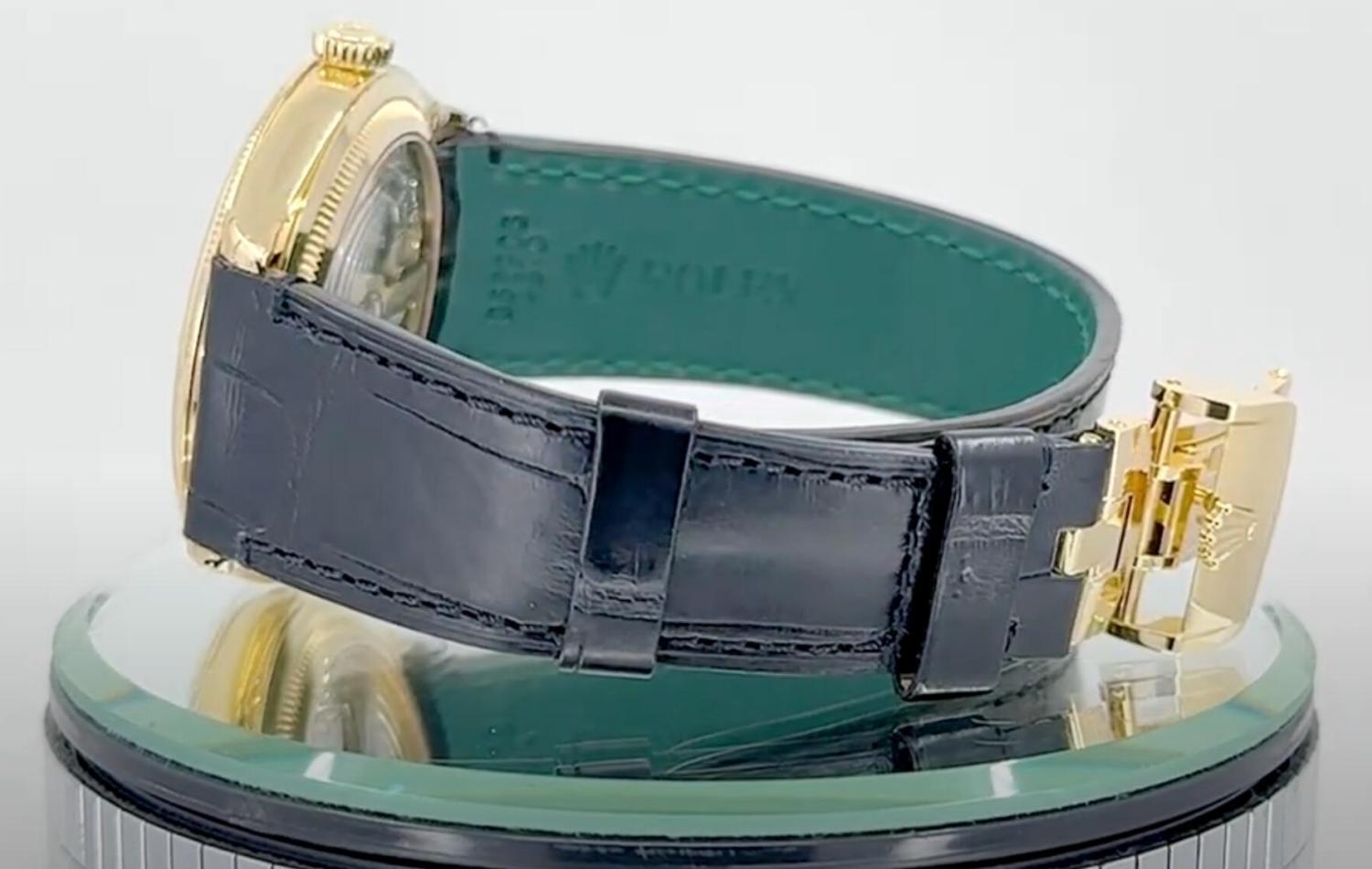 Rolex 1908 Yellow Gold 52508 0002 39 mm Replica Watch - Image 16