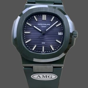 Patek Philippe Nautilus Green Rubber Blue Dial 5711 40MM Watch