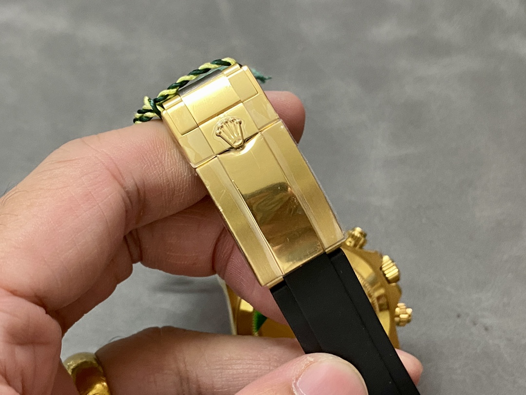 Rolex Daytona 116518LN Rubber Strap MOP Diamond Dial 40mm Mens Replica Watch - Image 10