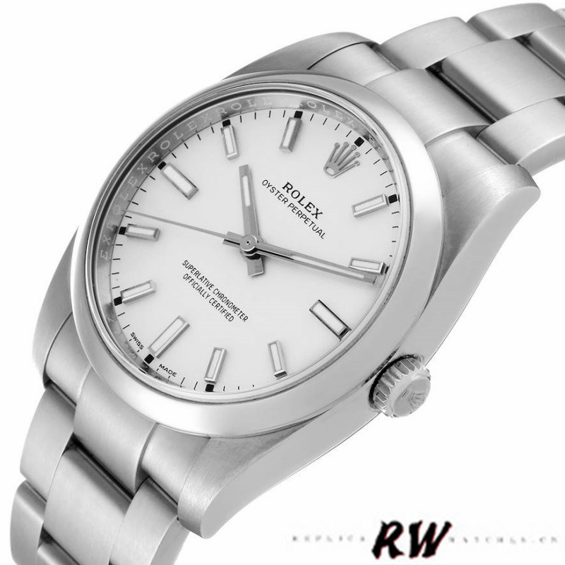 Rolex Oyster Perpetual Air-King 114200 White Index Dial 34mm Unisex Replica watch - Image 4