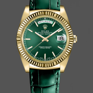 Rolex Day Date 36 Green Dial Solid 18k Yellow Gold 118138 0003