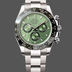 Rolex Daytona Platinum Green Dial Ceramic Bezel LNIB 126506 40mm Stainless Steel Men's Watch