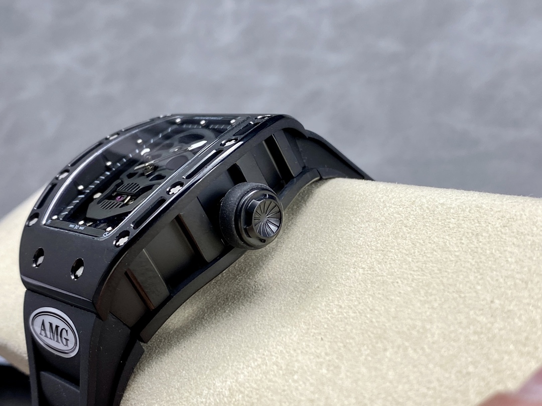 5 Colors Richard Mille Limited Edition RM52 Skull Titanium Tourbillon Openworked Dial - Image 35