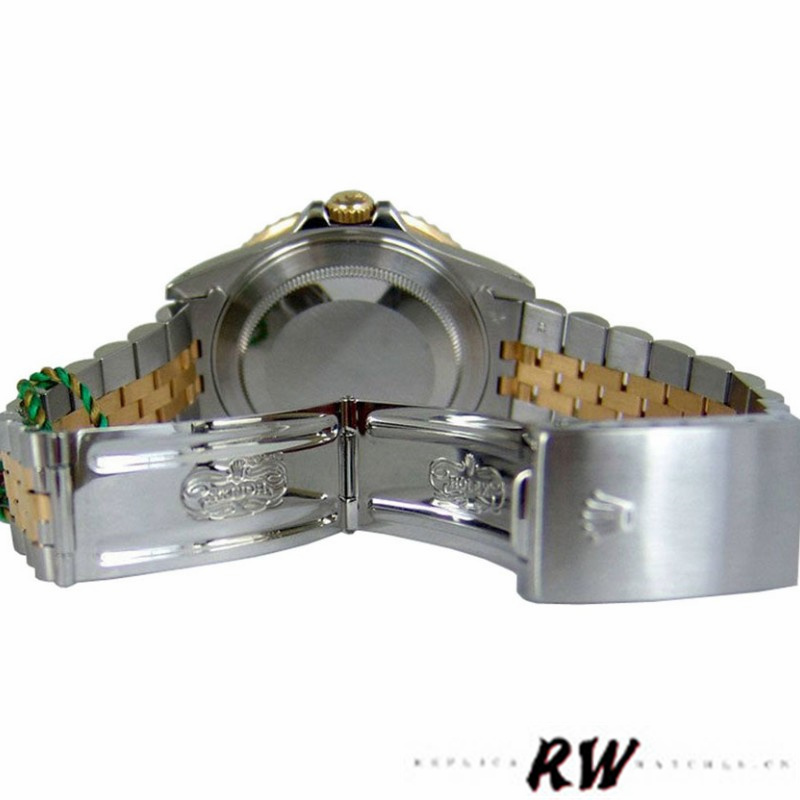 Rolex GMT-Master II 16713LN Oystersteel Yellow Gold Black Dial 40MM Mens Replica Watch - Image 6