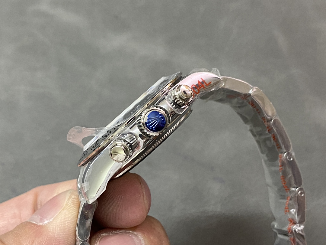 Rolex Cosmograph Daytona 116509 Blue Index Dial 40MM Mens Replica Watch - Image 8