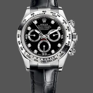 Rolex Daytona 116519 Black Diamonds Dial 40mm Mens Replica Watch