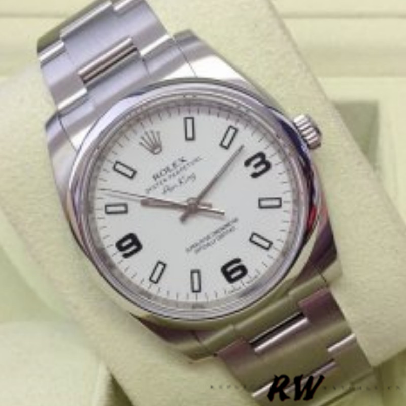 Rolex Oyster Perpetual Air-King 114200 White Dial 34mm Automatic Unisex replica watch - Image 3