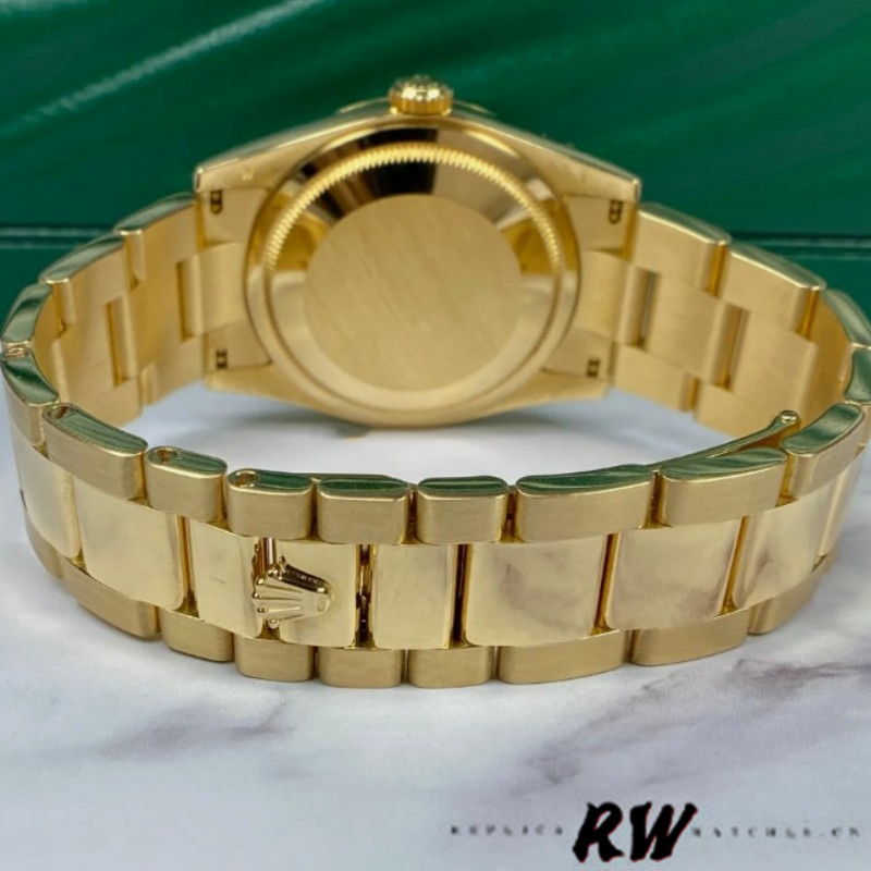 Rolex Day-Date 118238 Roman Numeral Pyramid Ivory Dial 36mm Unisex Replica Watch - Image 5