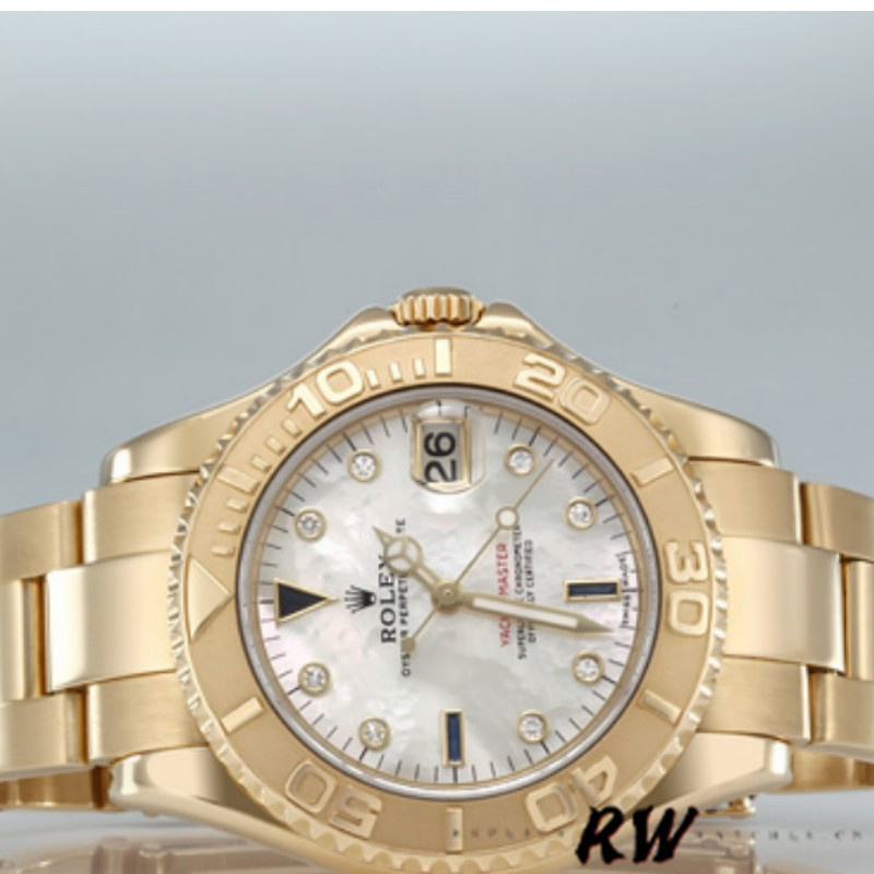 Rolex Yacht-Master 168628 MOP Dial 35mm Unisex Replica Watch - Image 4