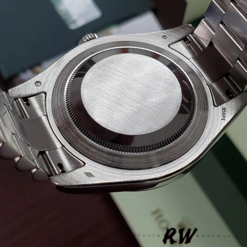 Rolex Day-Date 218206 Glacier Blue Diamond Roman Dial Platinum 41MM Mens Replica Watch - Image 5