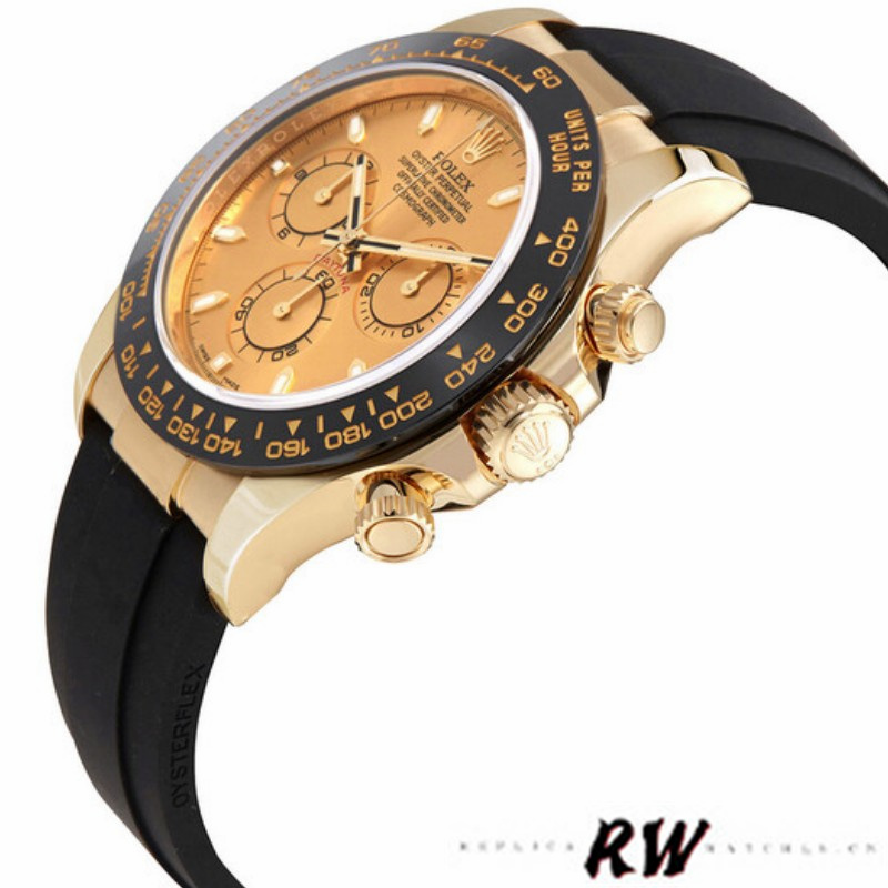 Rolex Cosmograph Daytona 116518 Champagne Dial Automatic 40mm Mens Replica Watch - Image 5